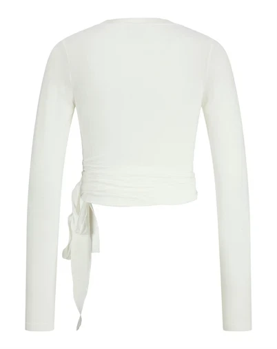 JJXX - JXLuna Wrap LS Cardigan - Cloud Dancer 